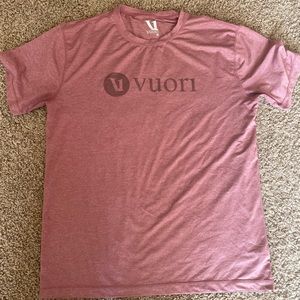 Vuori Maroon V1 Logo Tee - Size XL